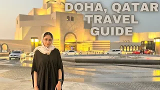 15 best places to visit in Doha,Qatar | 3-day itinerary | Discover Qatar | Hamad airport | Gulf air