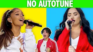 Cantantes Famosos que NO necesitan AUTOTUNE (Ariana Grande, Demi Lovato, Beyonce, Gaga) | Vargott