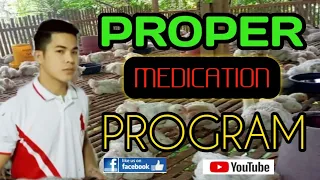 PROPER MEDICATION PROGRAM FOR BROILER CHICKEN 🐔🐔😇