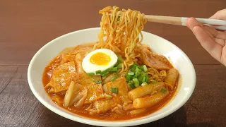 Really delicious and Easy Korean Rabokki Recipe :: Ramen Recipe