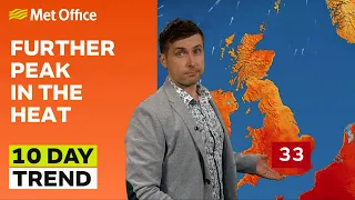 10 Day Trend 06/09/2023 – The heatwave continues - Met Office Weather Forecast