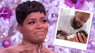 Fantasia's Husband Kendall Meltshearts As He Kisses Their Tiny Baby Keziah after Visit to Church