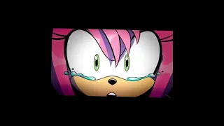 esena triste del comic //metal virus// cream, vainilla y amy rose