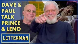 Dave And Paul Talk Prince And Jay Leno | Letterman