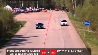 Mercedes CLS55 AMG vs BMW M5