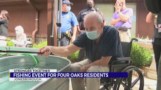 Nursing home residents go fishing courtesy of Jonesborough police