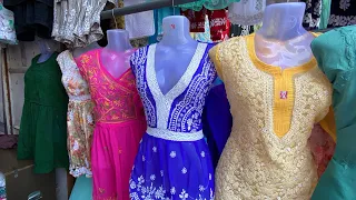 बांद्रा लिंकिंग रोड मार्केट- Bandra Linking Road Part:01**CHIKANKARI KURTI** Mumbai street Shopping