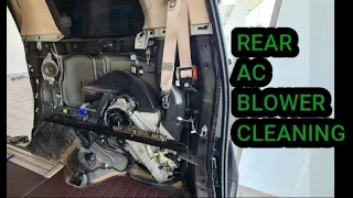 How to clean rear AC blower - Alphard / Vellfire