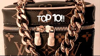 TOP TEN Faves!! 🤎 #lvoe #louisvuitton #lv #lvdenim #marcjacobs #chanel #2024luxbags