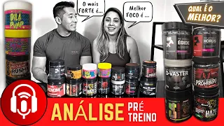 Análise Pré Treino 2 | Qual é o melhor Pre workout? Panic? Venom? C4? Prohibido? Flames? Hórus? Haze