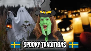 Typical Swedish traditions during Halloween and All Saints Day (alla helgons dag)