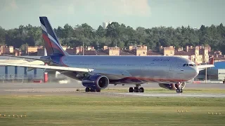 PlaneSpotting HD Sheremetyevo Airport (Moscow) | Landing and take-offs | 7/22/2018