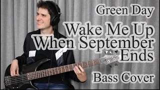 Green Day - Wake Me Up When September Ends (Bass Cover With Tab)