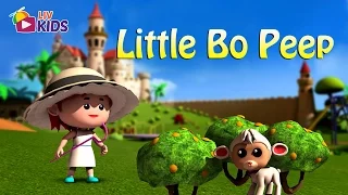 Little Bo Peep Has Lost Her Sheep with Lyrics | LIV Kids Nursery Rhymes and Kids Songs | HD