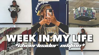 WEEK IN MY LIFE: Cheerleader Edition *REALISTIC*, Cheer Battles, School Vlog, Game Days; Etc