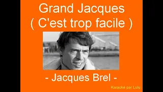 Karaoké Grand Jacques Jacques Brel