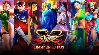 Street Fighter 5 Champion Edition - All Critical Arts