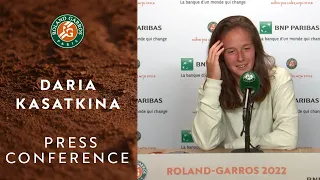 Daria Kasatkina - Press Conference after Semifinals | Roland-Garros 2022