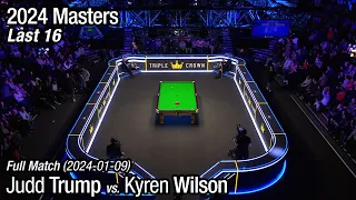 2024 Masters Last 16: Judd Trump vs. Kyren Wilson (Full Match)