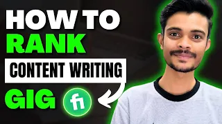 How to Create Content Writing Gig on Fiverr | Rank Content Writing Gig on Fiverr | gig seo