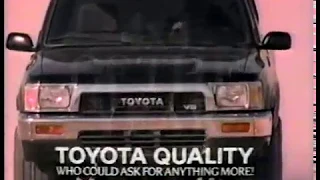 Toyota 4x4 Truck Quality 80s Commercial (1989)