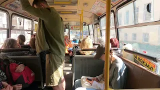 4k Поездка на автобусе ПАЗ 32054/ Russian north.Travel