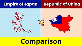 Republic of China vs Empire of Japan | Empire of Japan vs Republic of China | Comparison | DD 2.o