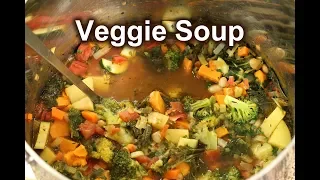 Healthy Vegetable Soup Recipe | Rockin Robin Cooks