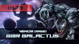 Venom T2 vs GBR GALACTUS【RAGE】MARVEL Future Fight