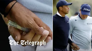 Tiger Woods plays bizarre tampon prank on Justin Thomas