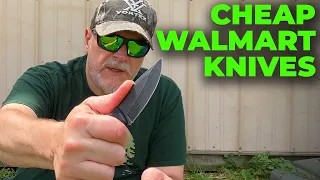 Cheap Walmart Knives for Bushcraft and Survival, Ozark Trail