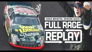 NASCAR Full Race: Kurt Busch's first Cup Series win | Bristol Motor Speedway 2002