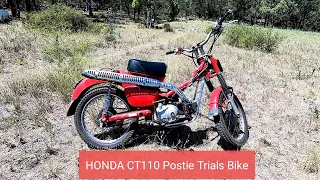 Honda CT110 Postie Trials bike project vol 2