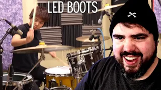 Drummer Reacts to YOYOKA 'Led Boots' by Jeff Beck Drum Cover