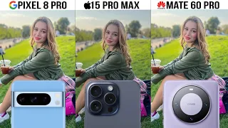 Google Pixel 8 Pro vs iPhone 15 Pro Max vs Huawei Mate 60 Pro Camera Test