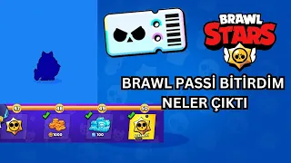 BRAWL STARS BRAWL PASS BİTİRDİM ÖDÜLLERİ AÇTIM ÇIKAN ŞEYY 😱