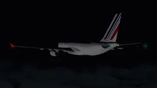 Air France Flight 447 - Crash Animation [X-Plane 11]