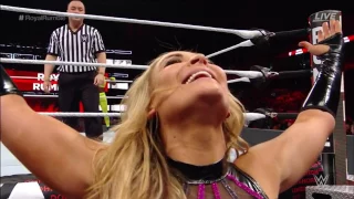 Nikki Bella, Naomi, & Becky lynch Vs  Natalya, MIckie James, & Alexa Bliss   Royal Rumble 2017 Kicko