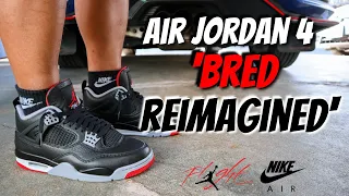 Did Nike Mess These Up? Air Jordan 4 'Bred Reimagined' | Review & On Feet