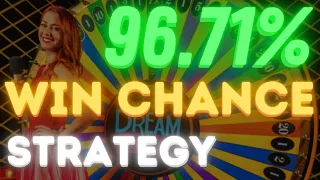 NEW STRATEGY PLAYING DREAM CATCHER LIVE CASINO GAME AND USING THE FIBONACCI SEQUENCE!