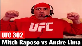 UFC 302: Mitch Raposo vs Andre Lima REACTION