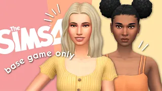 CREATING SIMS USING *ONLY* THE BASE GAME! - wait it's easy?!