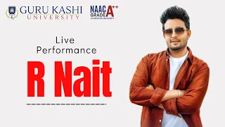 🎤Live performance by R Nait at GKU's Annual Function today! It's going to be epic!
