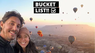 Cappadocia TURKEY TRAVEL Vlog / The Hot Air Balloon Ride Was The BEST THING EVER!! 100% Recommended!