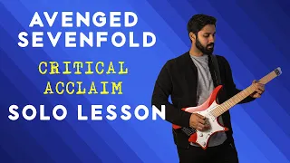 Avenged Sevenfold - Critical Acclaim Guitar Solo Lesson + TAB