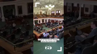 Texas Senate chambers ahead of Day 1 of Ken Paxton trial