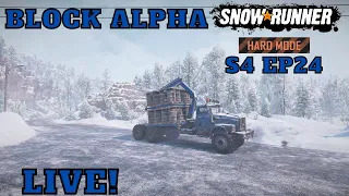 Chernokamensk Alpha Beta Gamma! Hard Mode LIVE! No Chained Tires Episode 24 Amur SnowRunner Season 4
