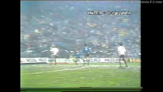 1984-85 (4' And Coppa UEFA - 06-03-1985) INTER-Colonia 1-0 [Causio] Gol+Servizio - Eurogol Rai