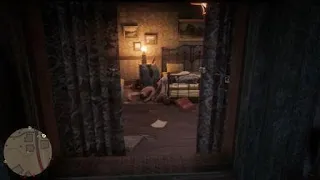 Red Dead Redemption 2 peek through the window