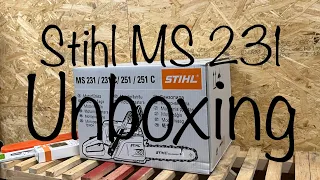 Stihl MS 231 Unboxing inklusive Montage